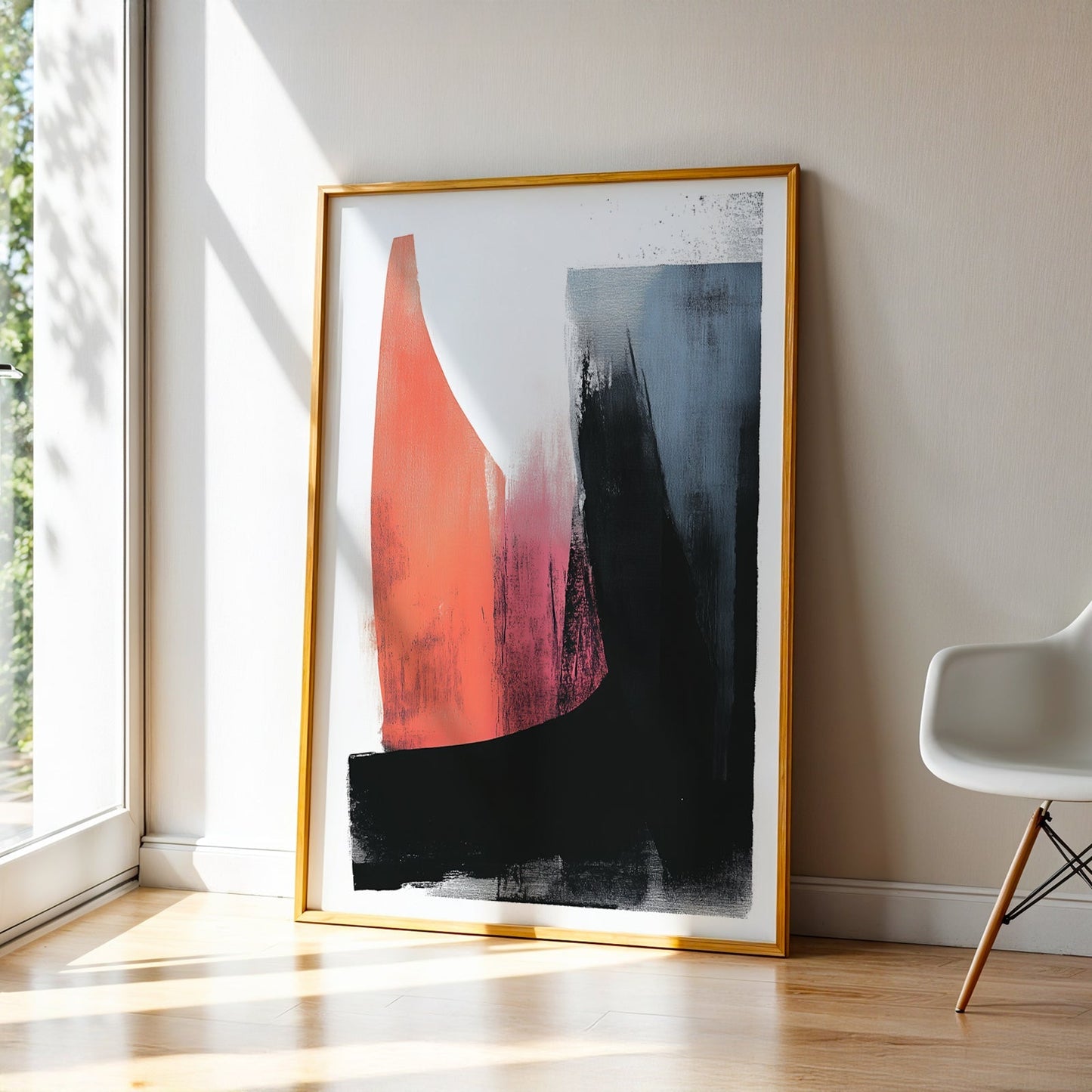 Abstract Art in a Lifestyle Setting Fractured Space by NYC Abstract