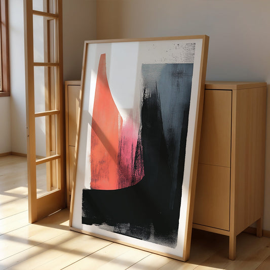 Abstract Painting for Home Fractured Space by NYC Abstract