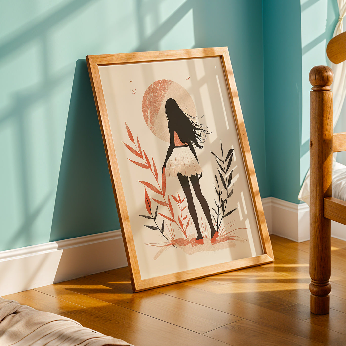 Praha Bohemian Artwork in a Lifestyle Setting