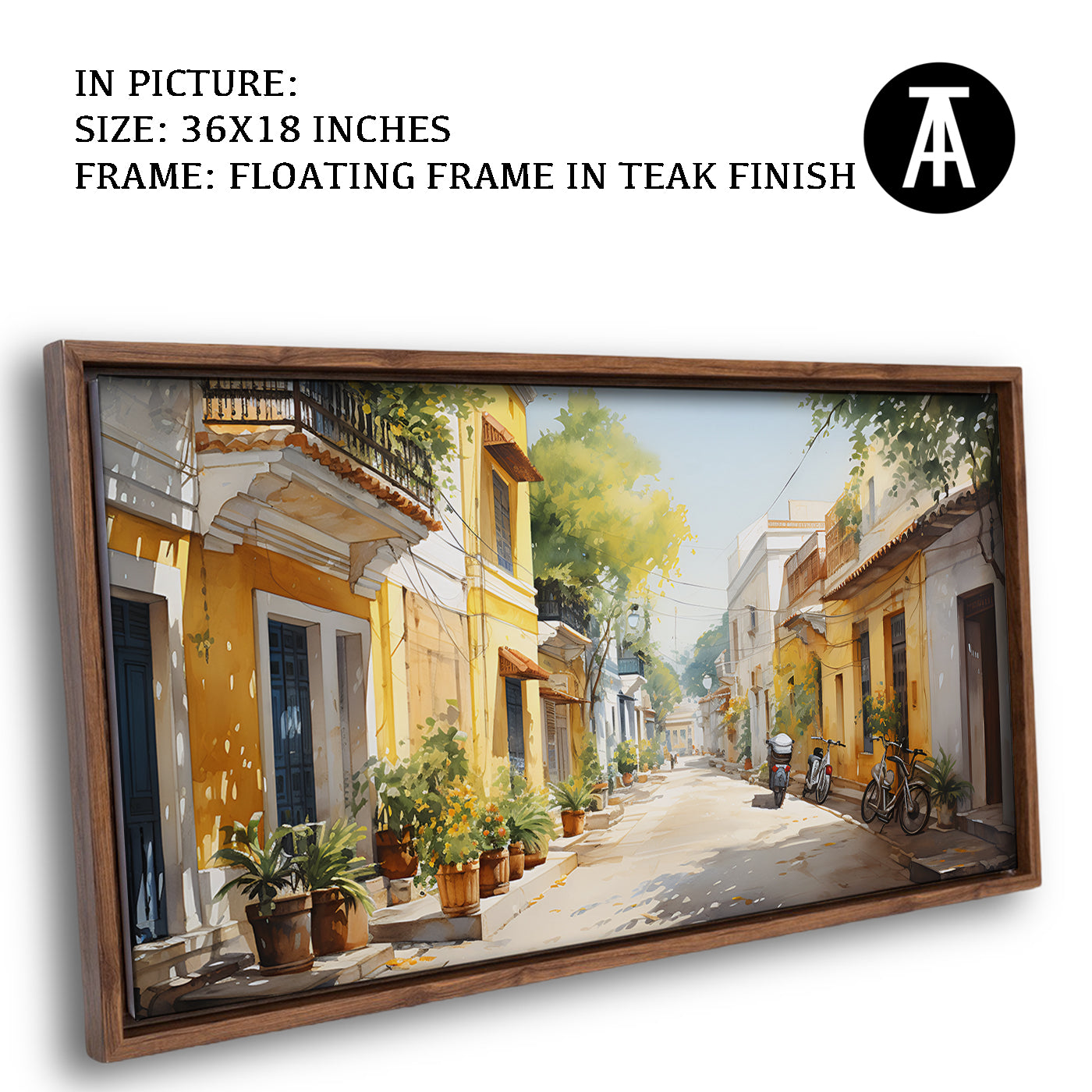 Artwork in Floating Frame