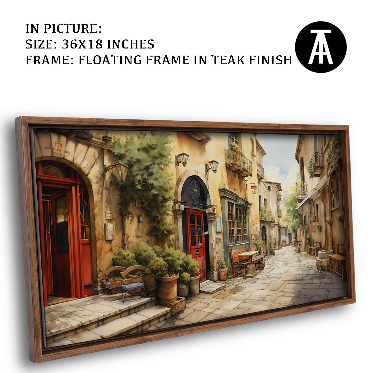 Artwork in Floating Frame