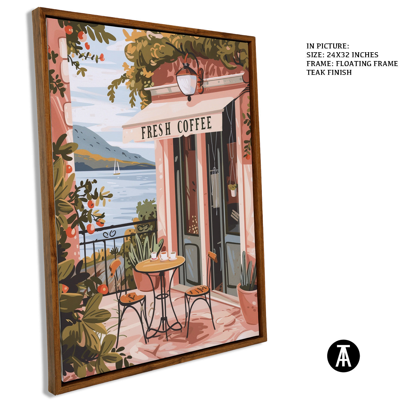 Artwork in Floating Frame