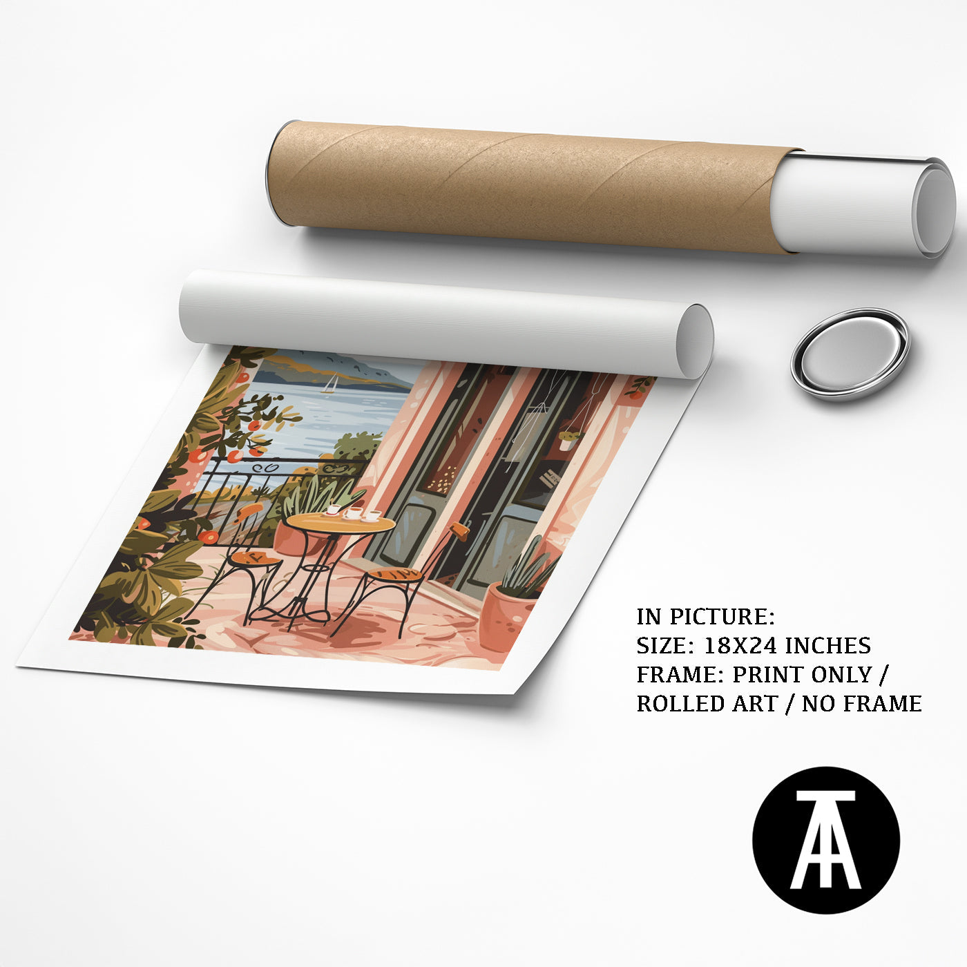 Artwork as Print Only or Rolled Art
