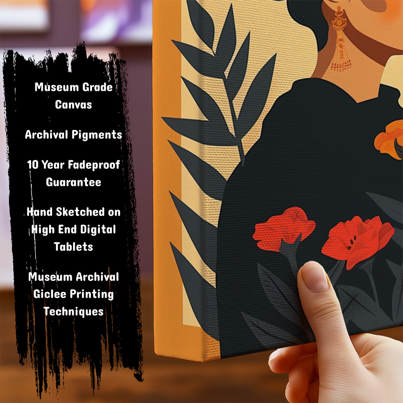 Information about Boho Art Canvas Art Print