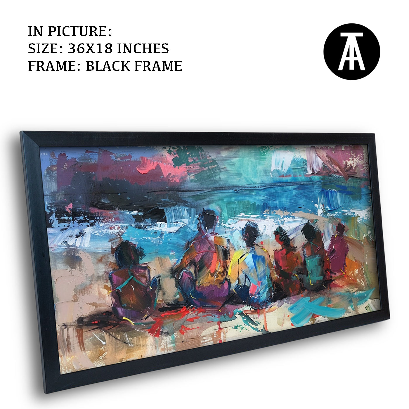Artwork in Metal Earling Silver Frame