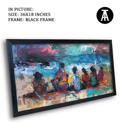 Artwork in Metal Earling Silver Frame