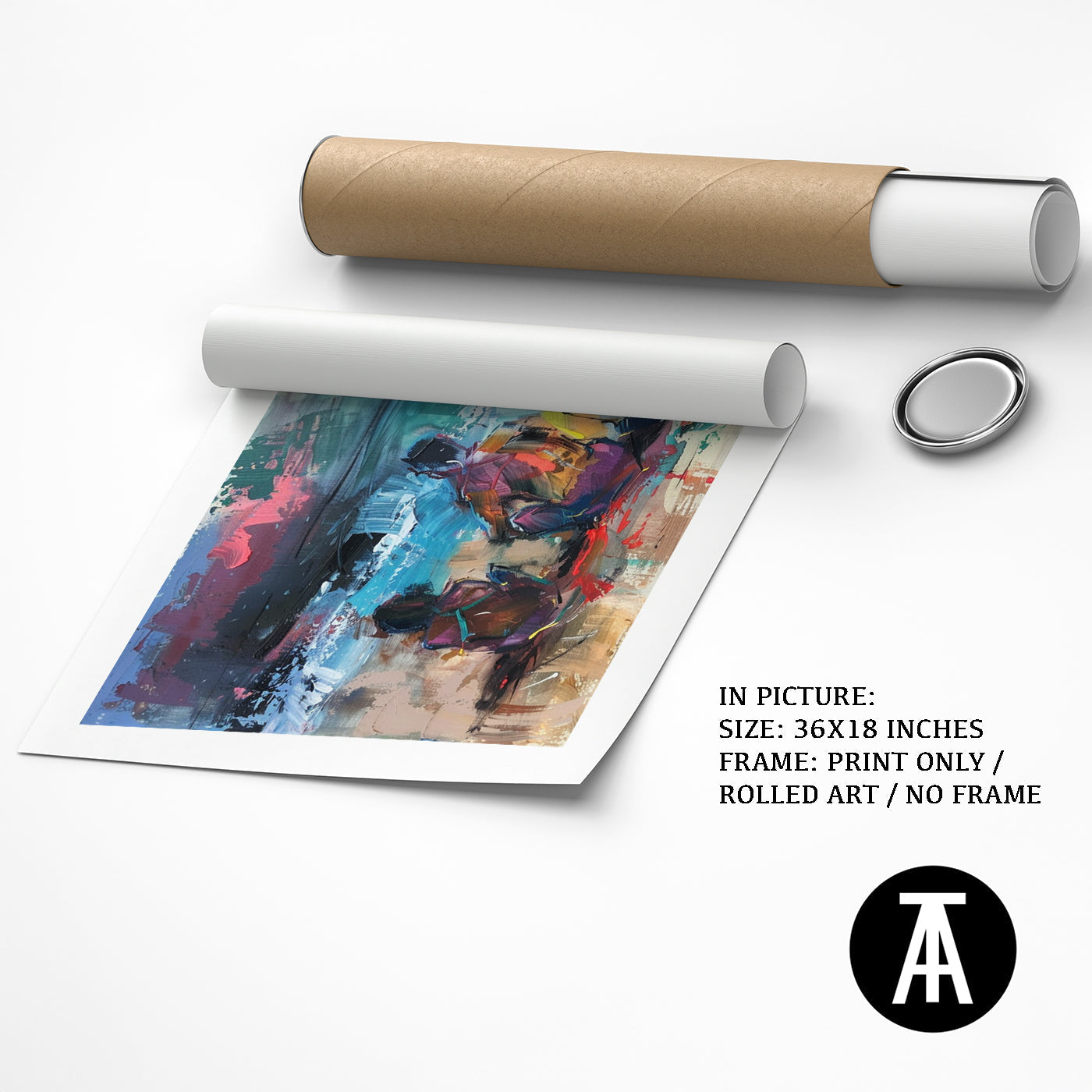 Artwork as Print Only or Rolled Art