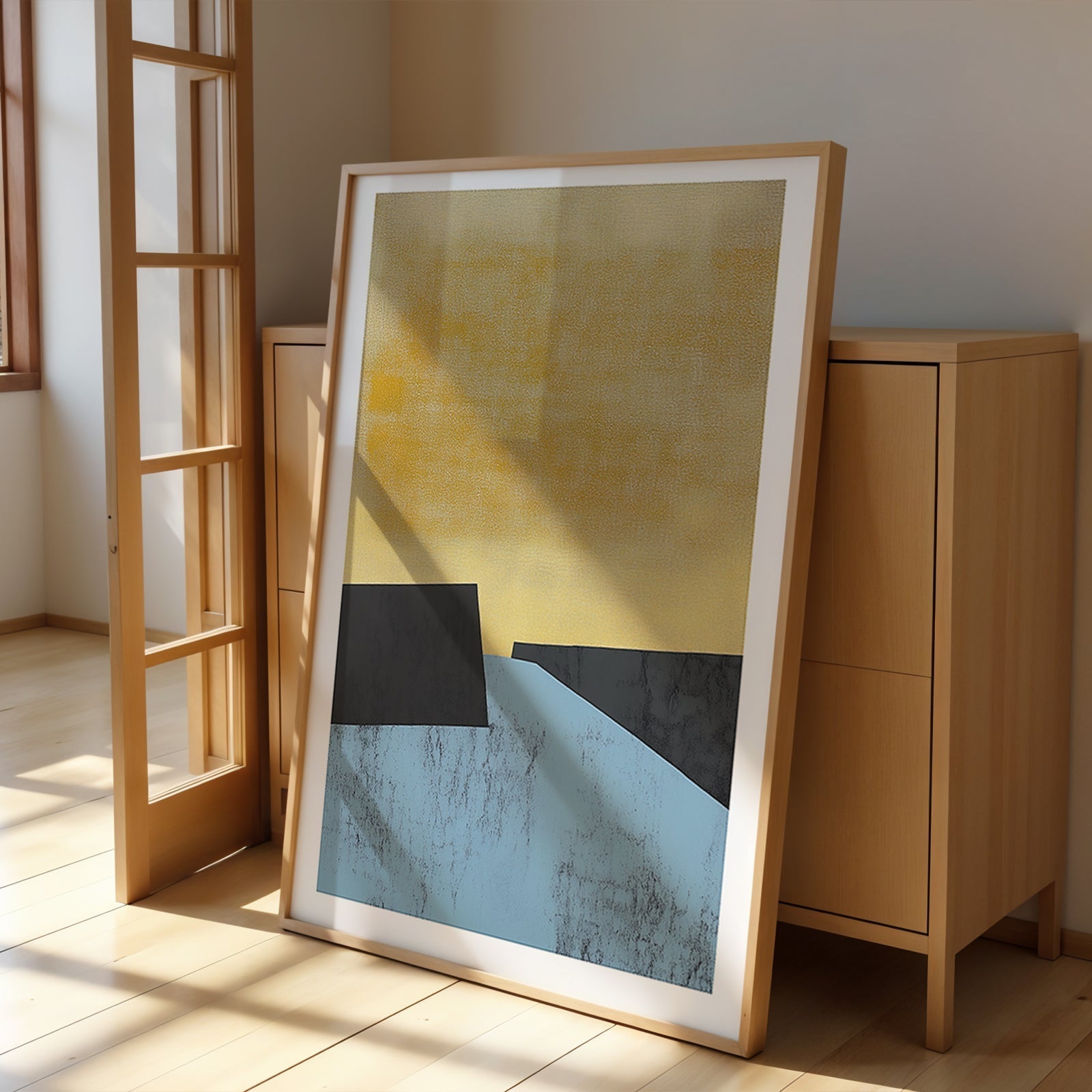 Abstract Painting for Home Frozen Earth by NYC Abstract
