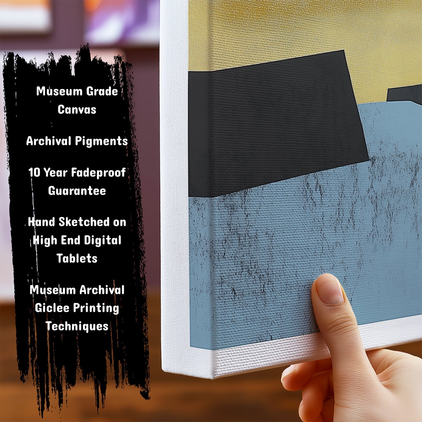 Important Features of our Abstract ArtworksFrozen Earth by NYC Abstract