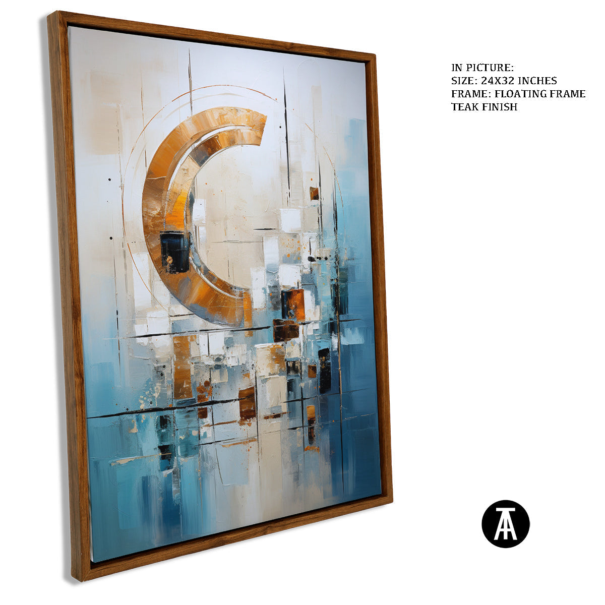 Sample Artwork in Floating Frame