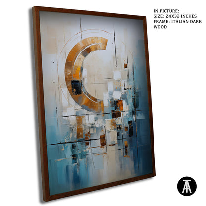 Sample Artwork in Italian Wood Framing Dark