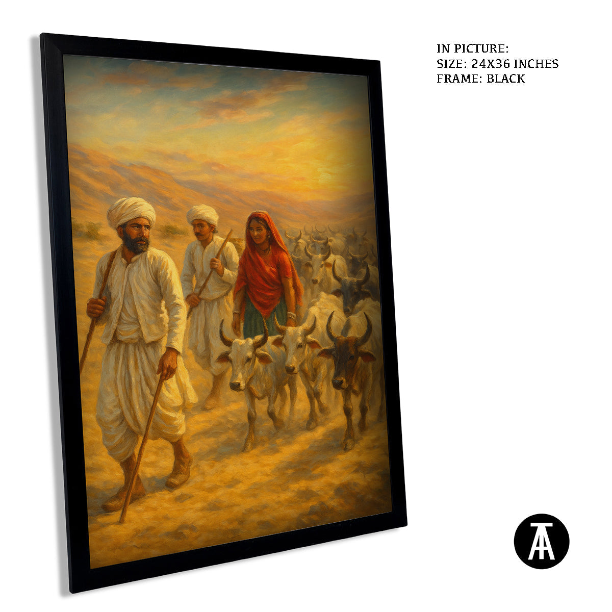 Artwork in Black Frame