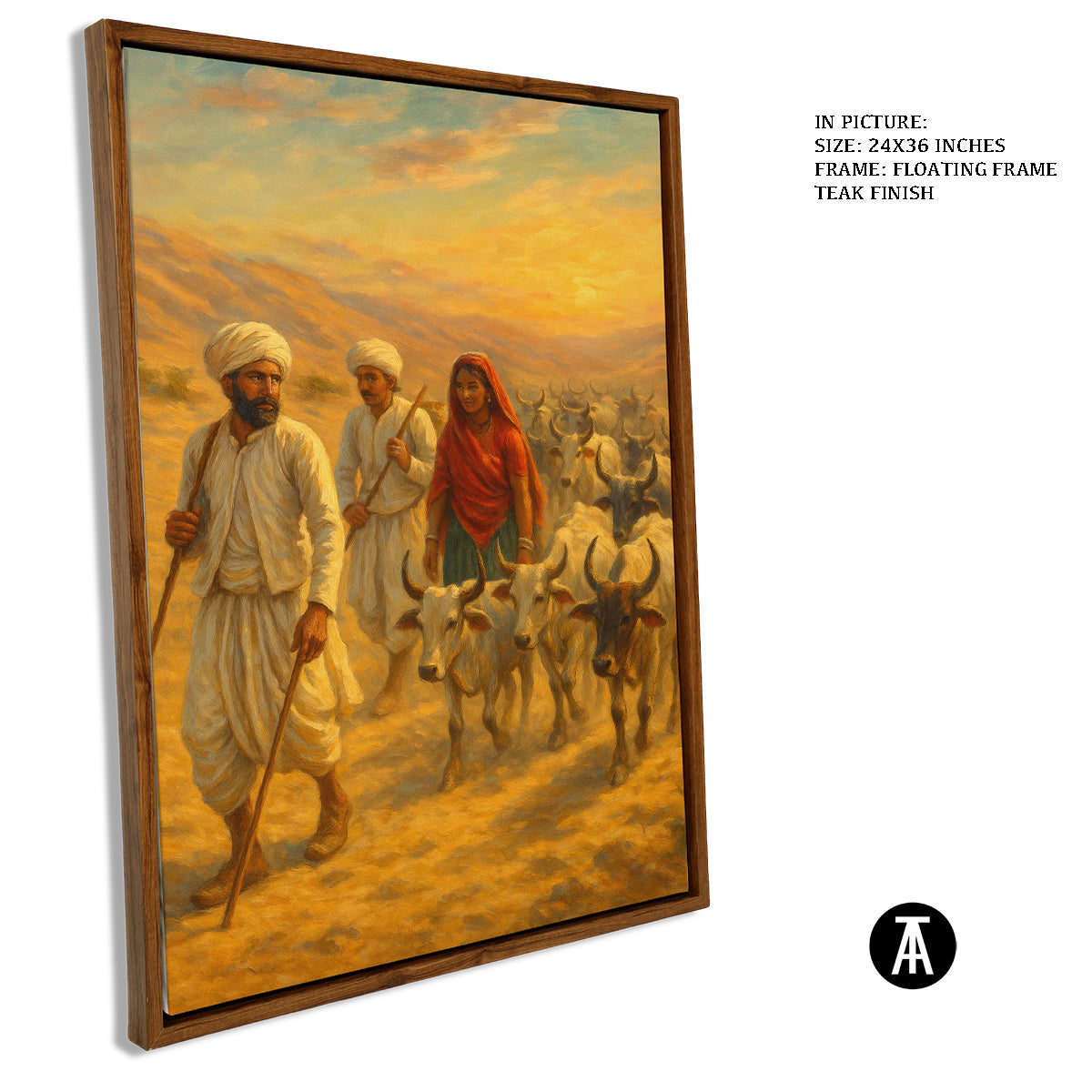 Artwork in Floating Frame