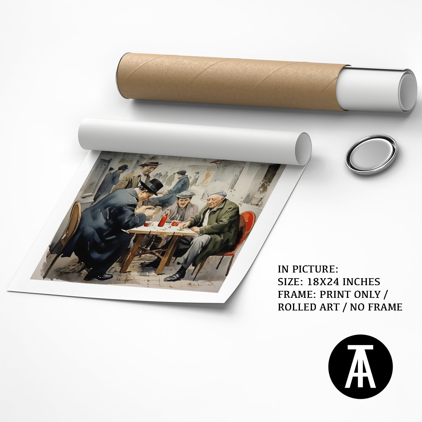 Artwork as Print Only or Rolled Art