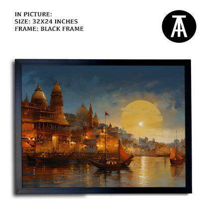 Artwork in Metal Earling Silver Frame