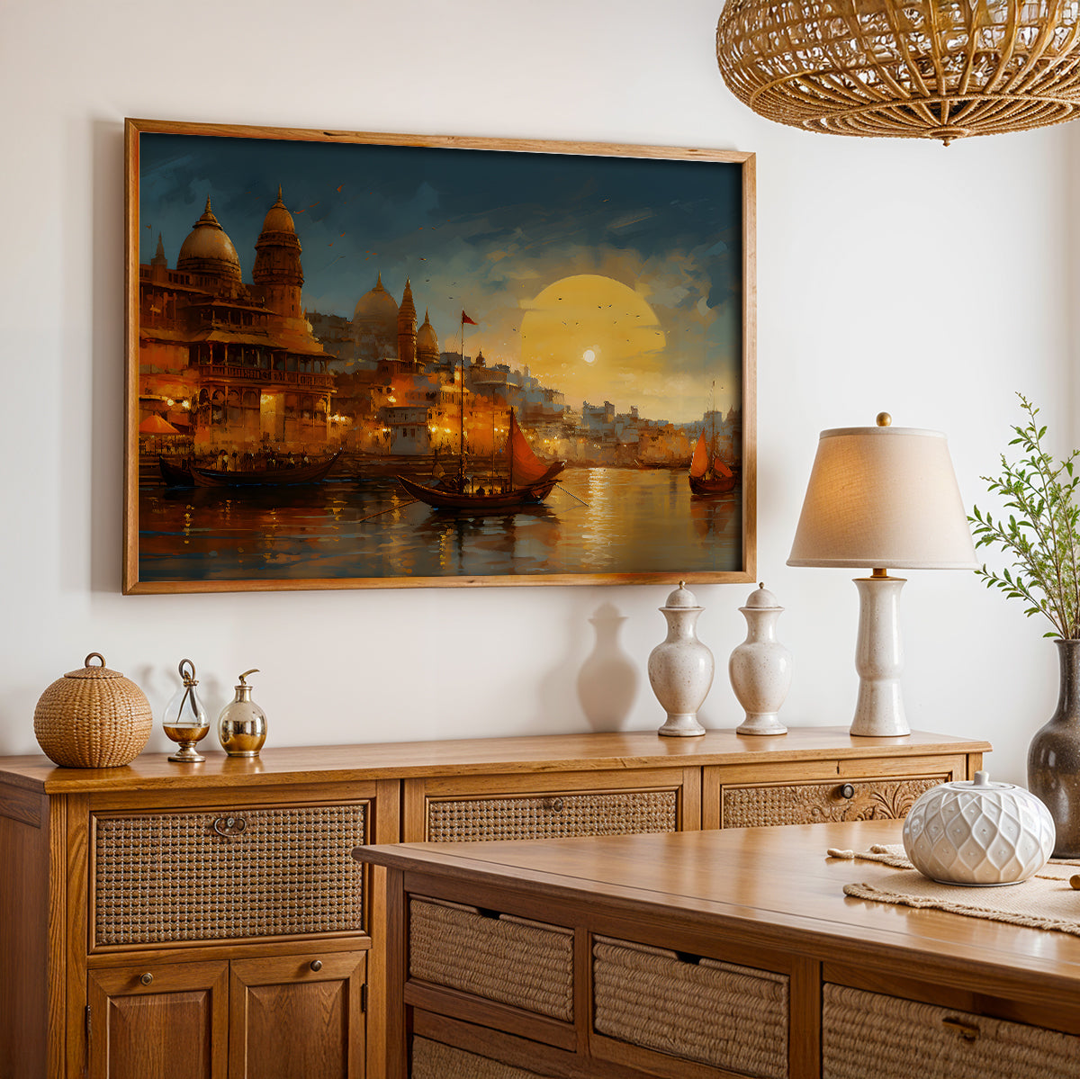 Limited Edition Painting in a Lifestyle Setting