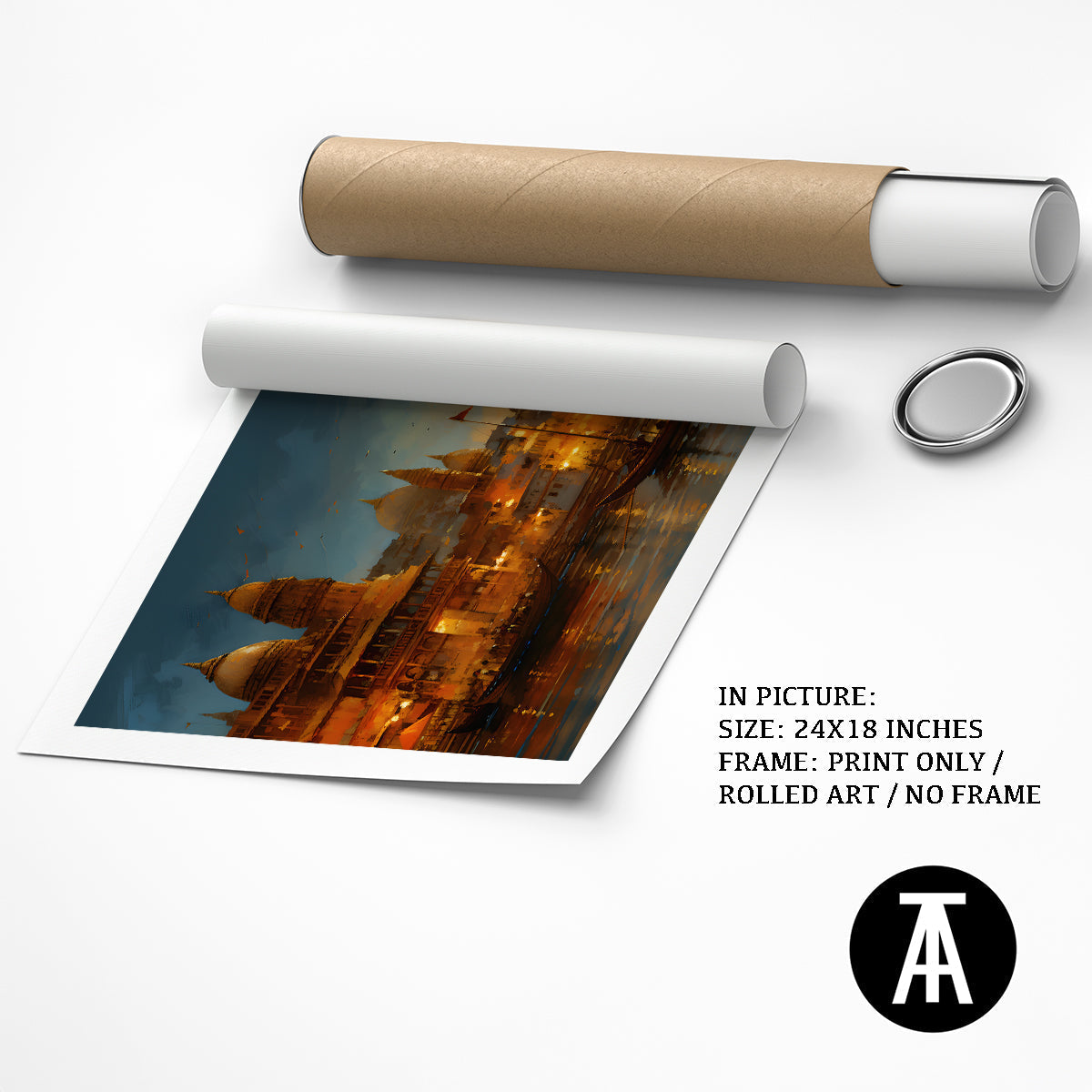Artwork as Print Only or Rolled Art