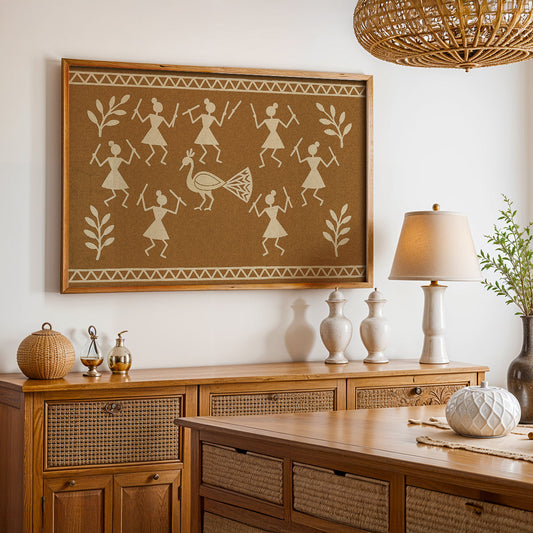 Heritage Indian Painting in a Lifestyle Setting