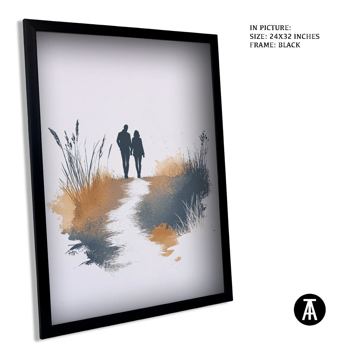 Artwork in Metal Earling Silver Frame