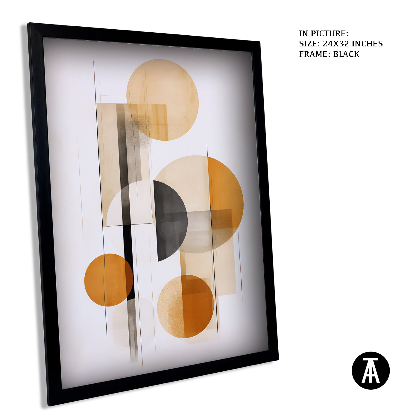 Artwork in Metal Earling Silver Frame