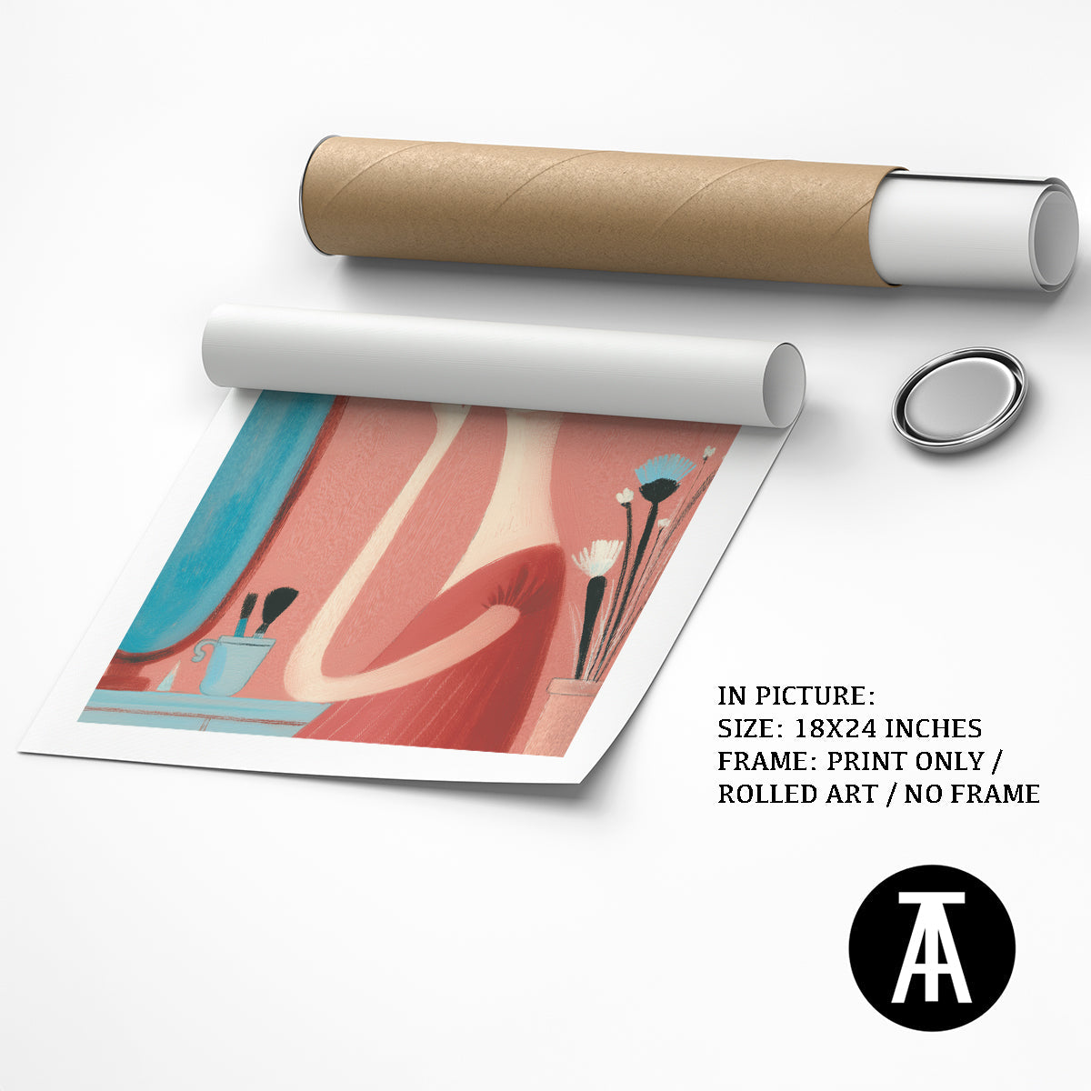 Artwork as Print Only or Rolled Art