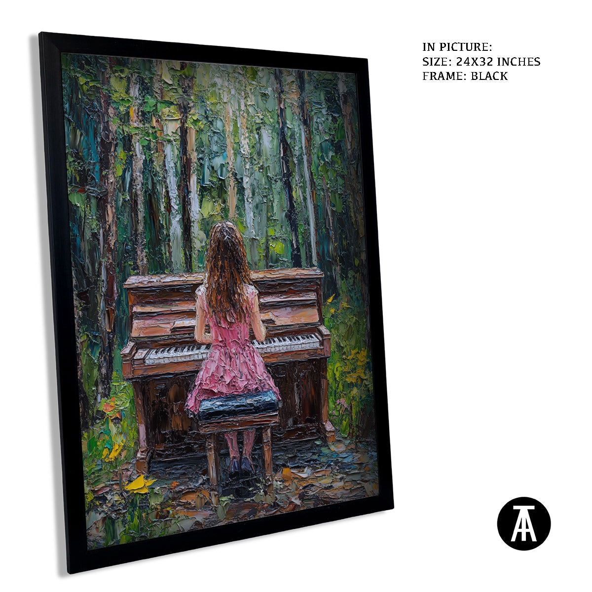 Artwork in Metal Earling Silver Frame