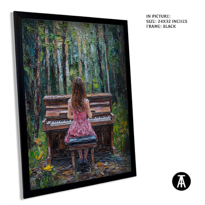 Artwork in Metal Earling Silver Frame