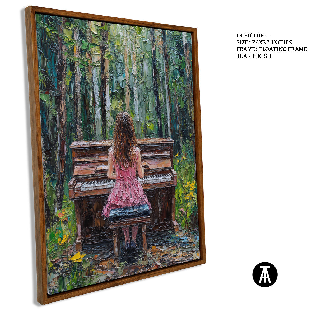 Artwork in Floating Frame