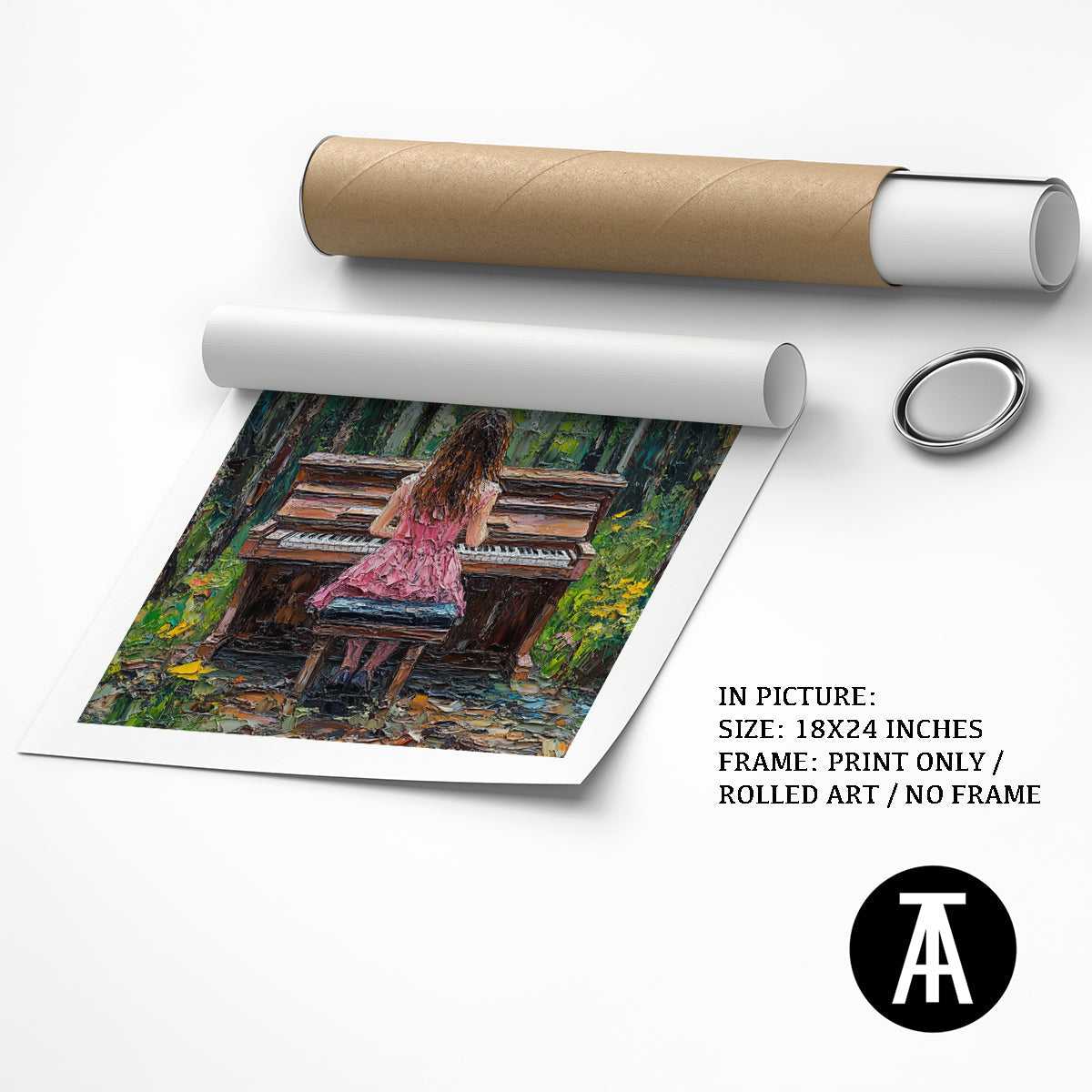 Artwork as Print Only or Rolled Art