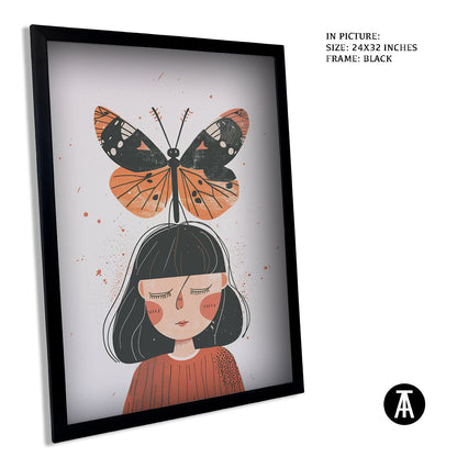 Sample Artwork in Black Frame