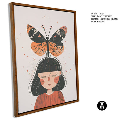 Sample Artwork in Floating Frame