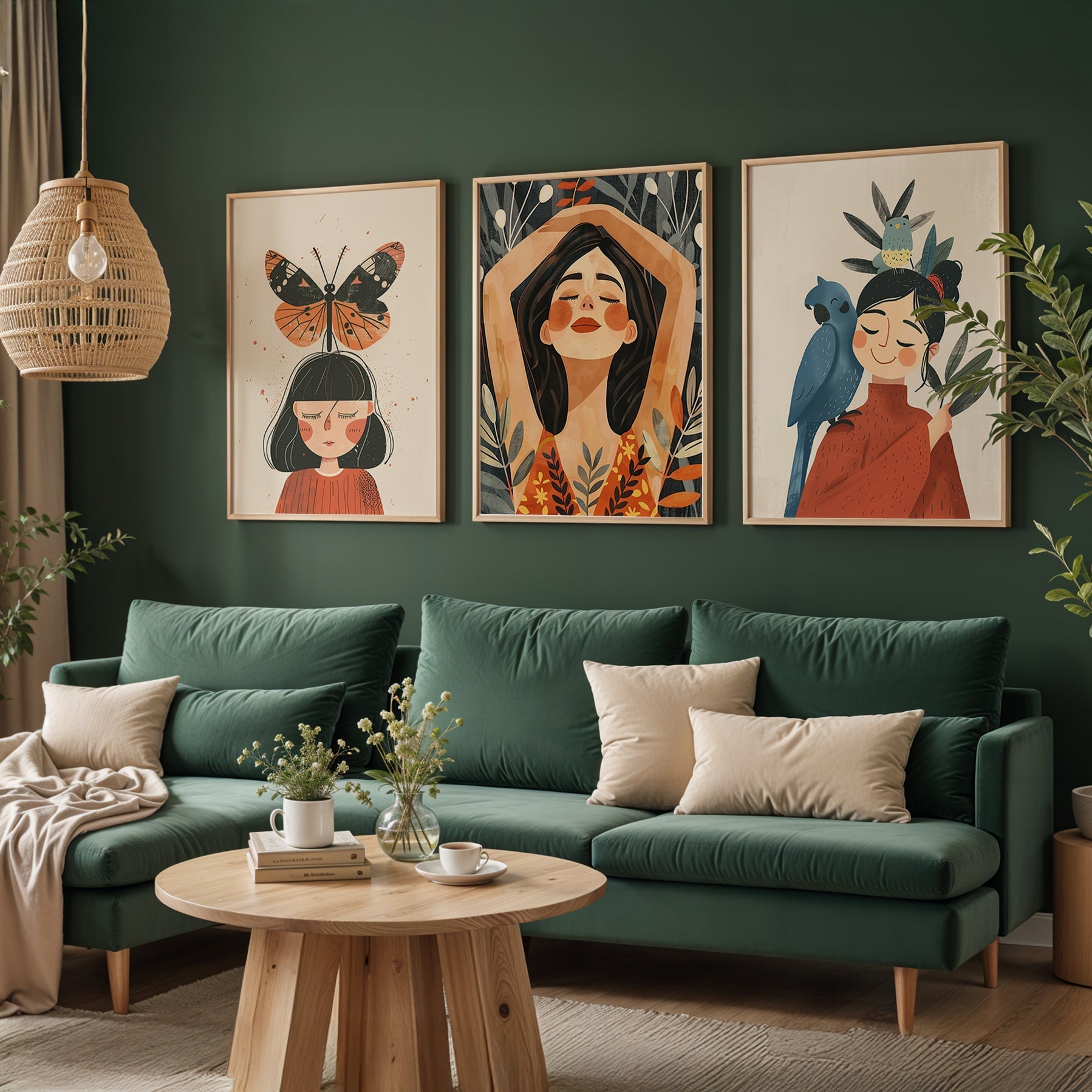 Gallery Wall Set in Lifestyle Setting