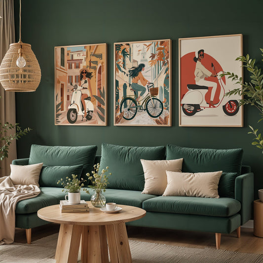 Gallery Wall Set in Lifestyle Setting