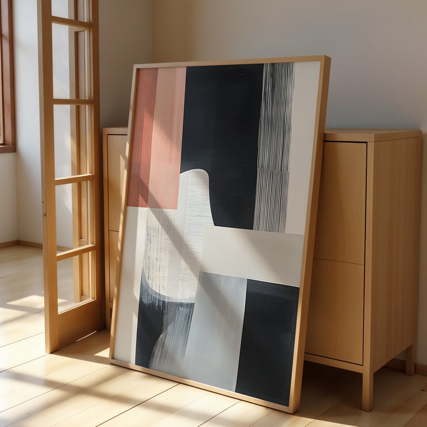 Abstract Painting for Home Glass Dust by NYC Abstract