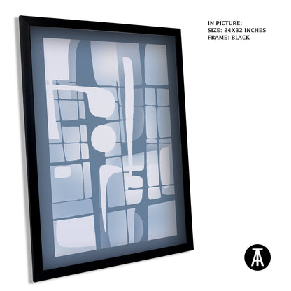 Artwork in Metal Earling Silver Frame