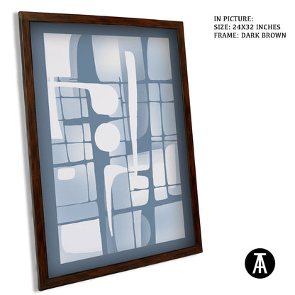 Artwork in Metal Champagne Gold Frame
