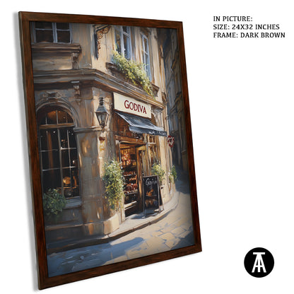 Artwork in Metal Champagne Gold Frame
