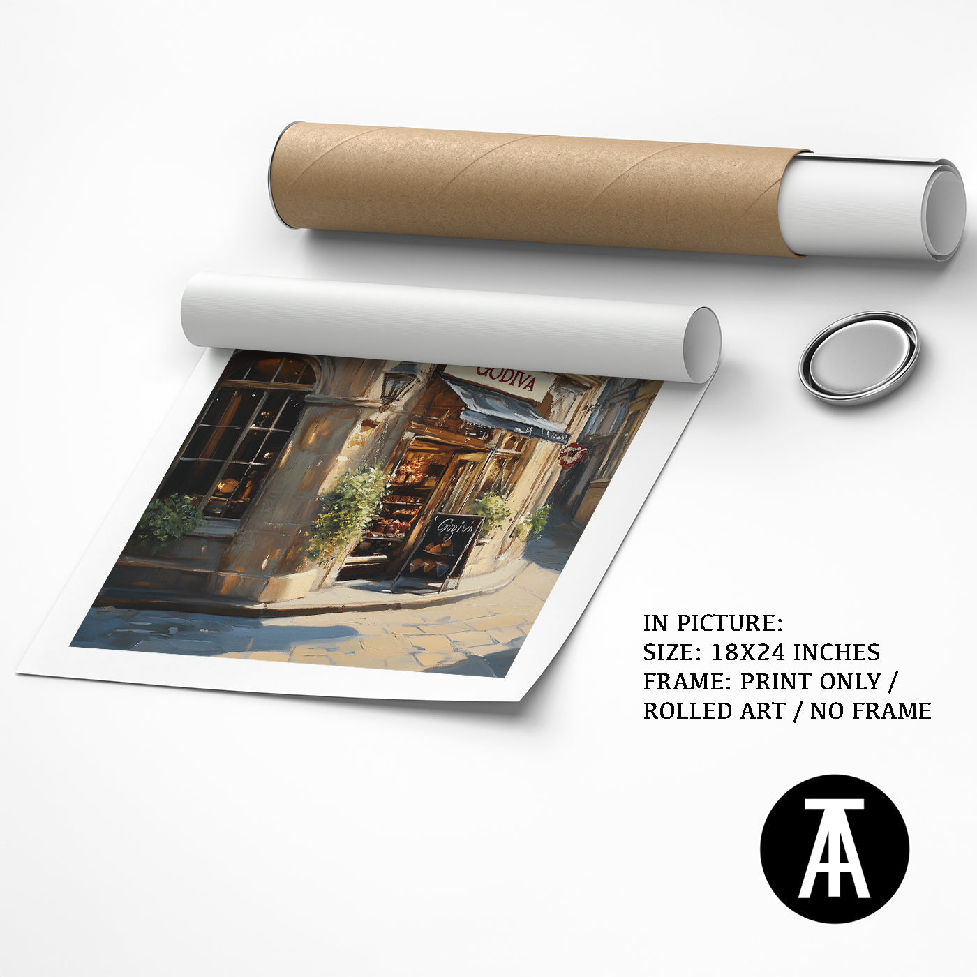 Artwork as Print Only or Rolled Art