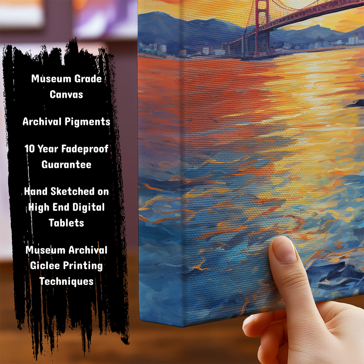 Information about California Canvas Art Print