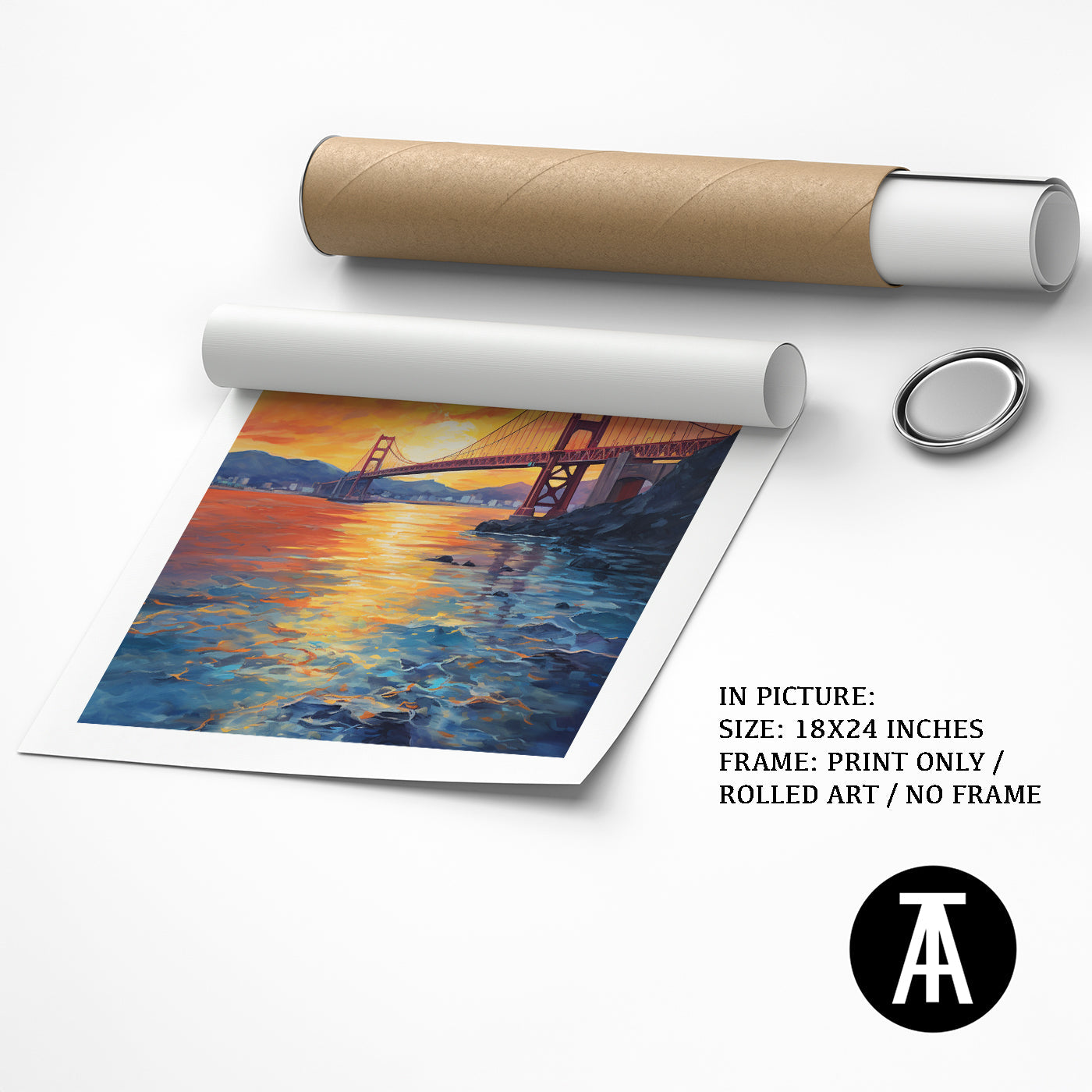 Artwork as Print Only or Rolled Art