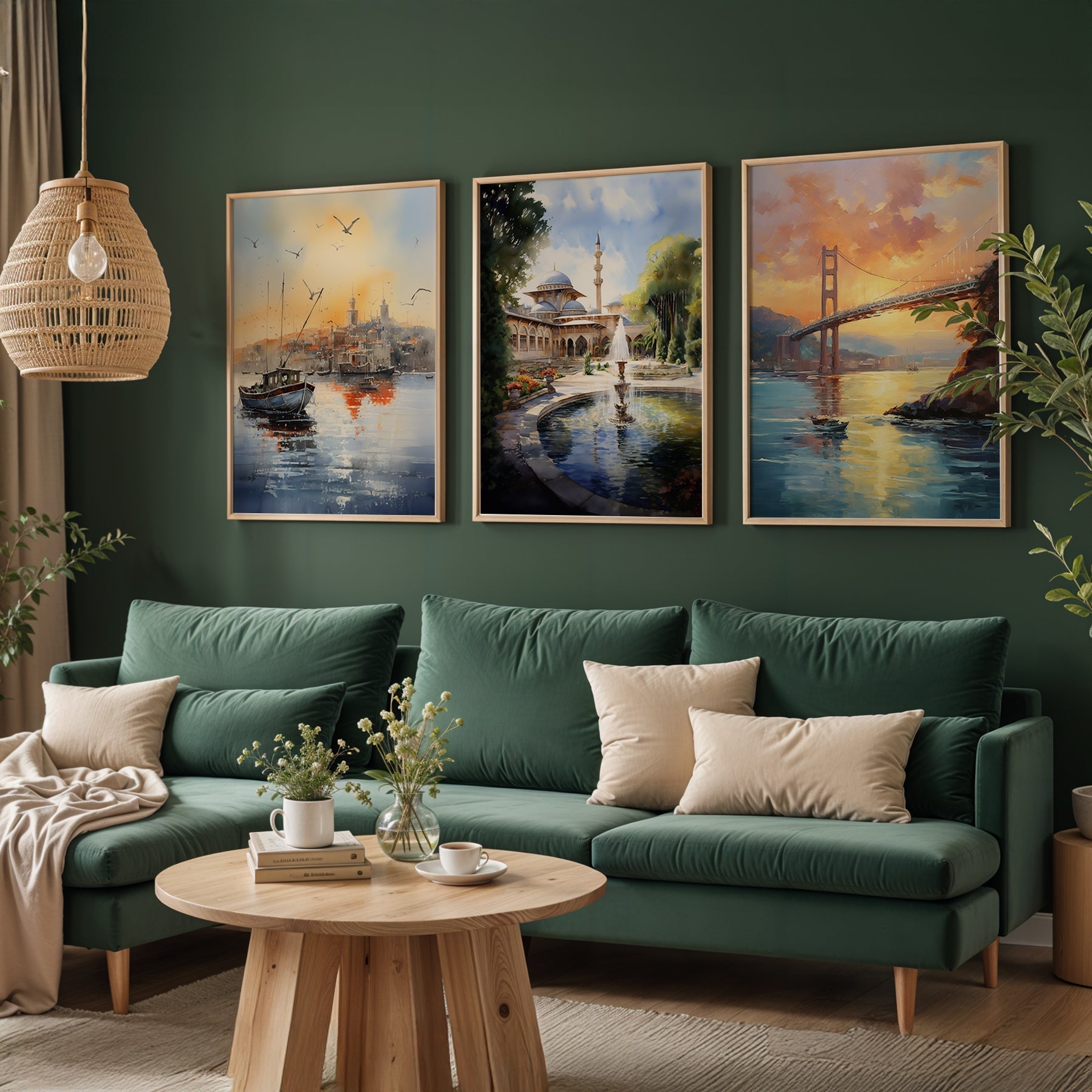 Gallery Wall Set in Lifestyle Setting