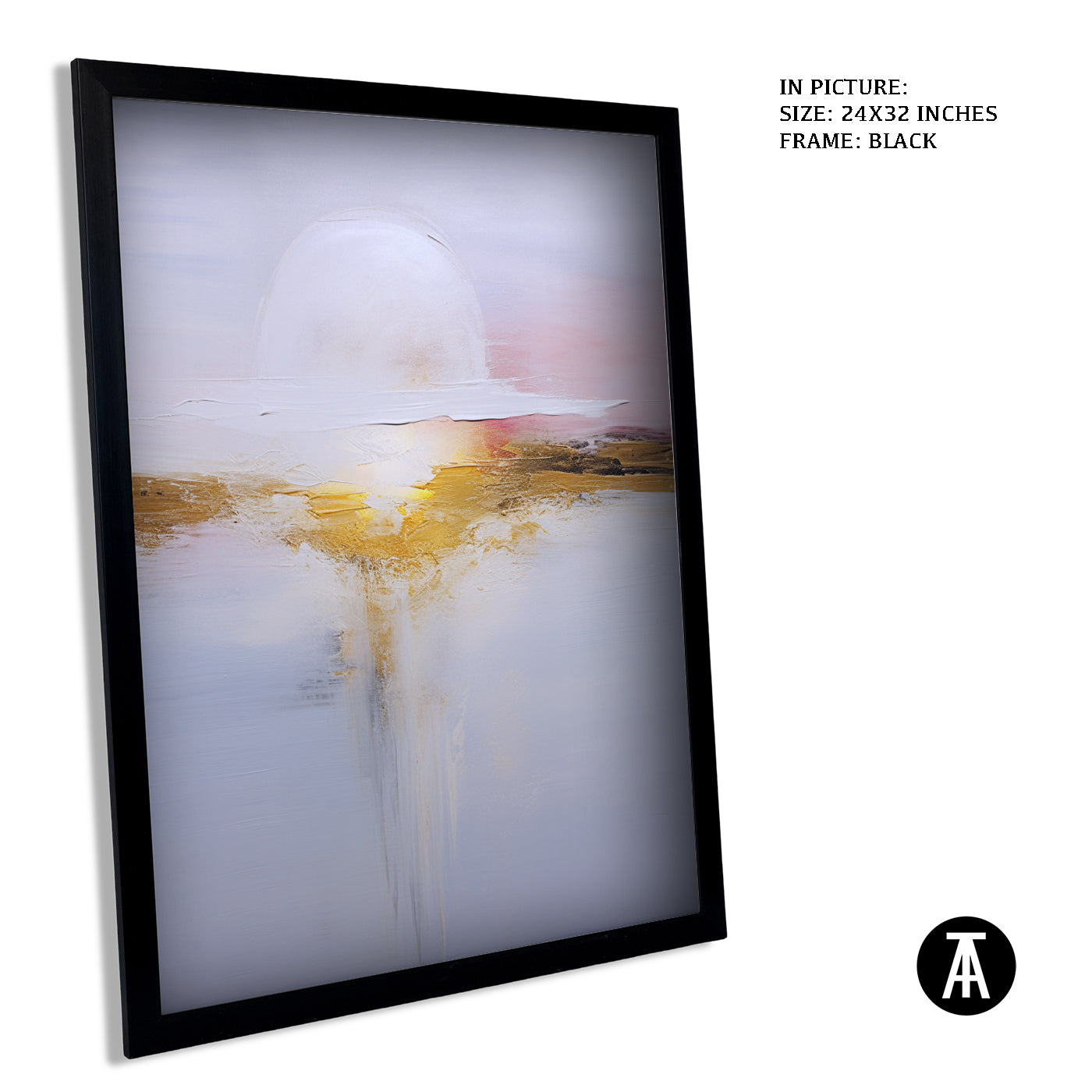 Artwork in Metal Earling Silver Frame