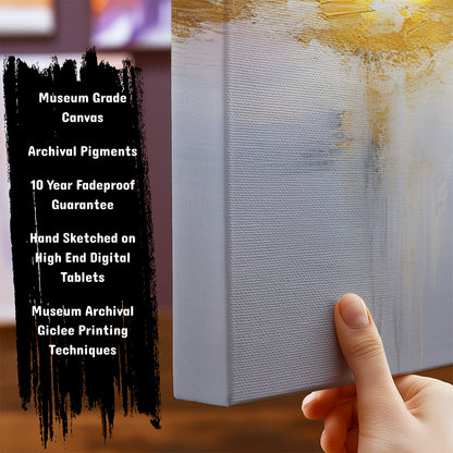 Information about Abstract Canvas Art Print