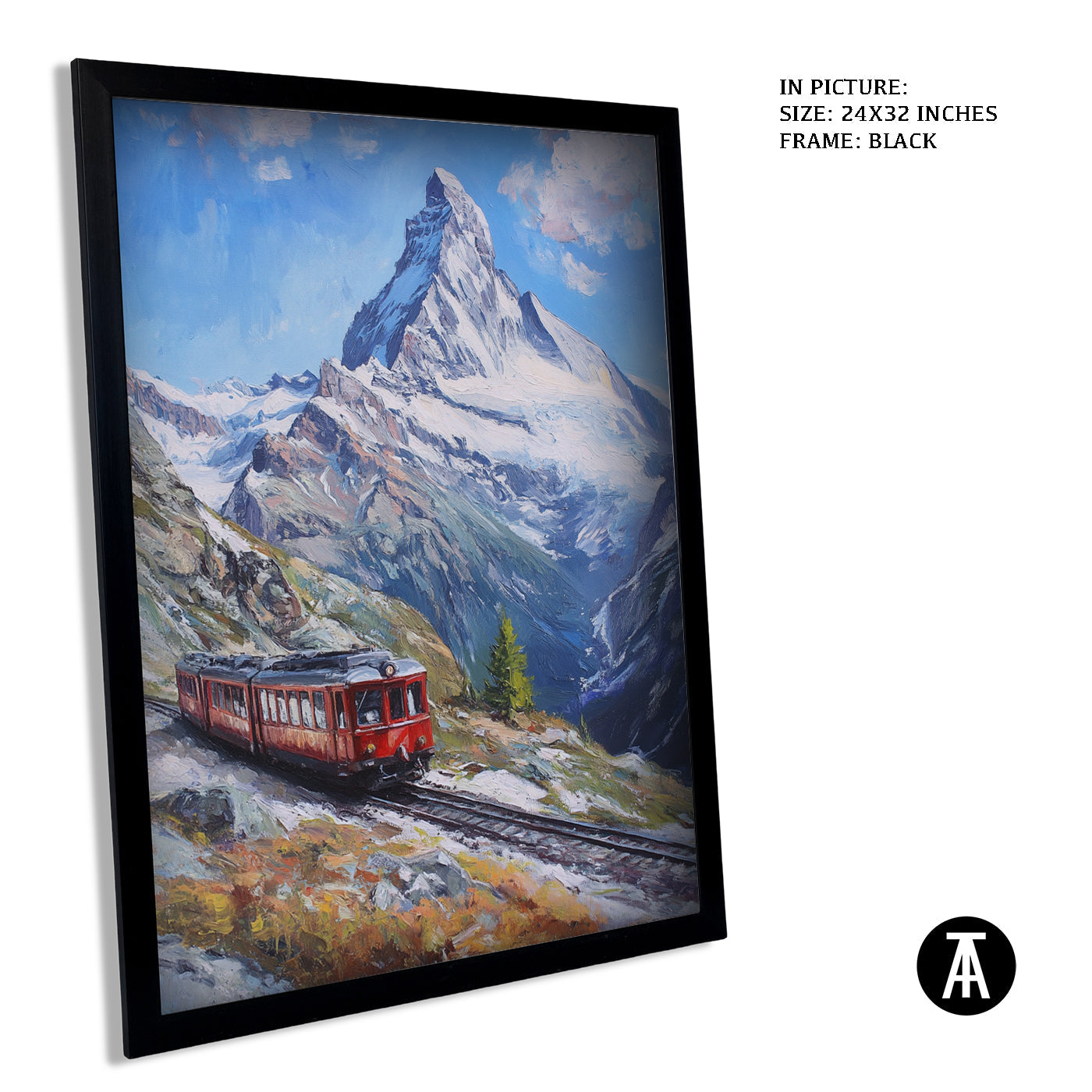 Artwork in Metal Earling Silver Frame