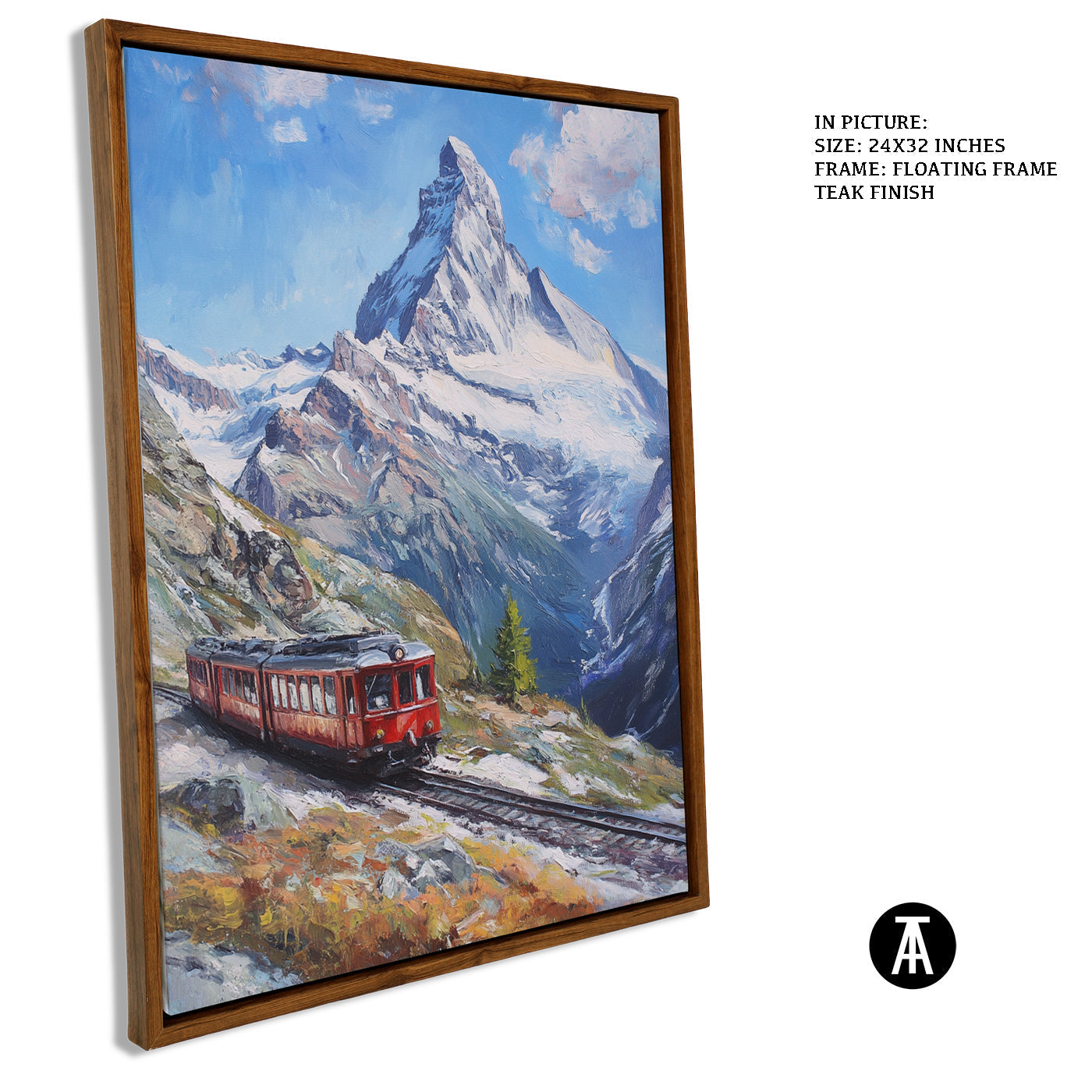 Artwork in Floating Frame