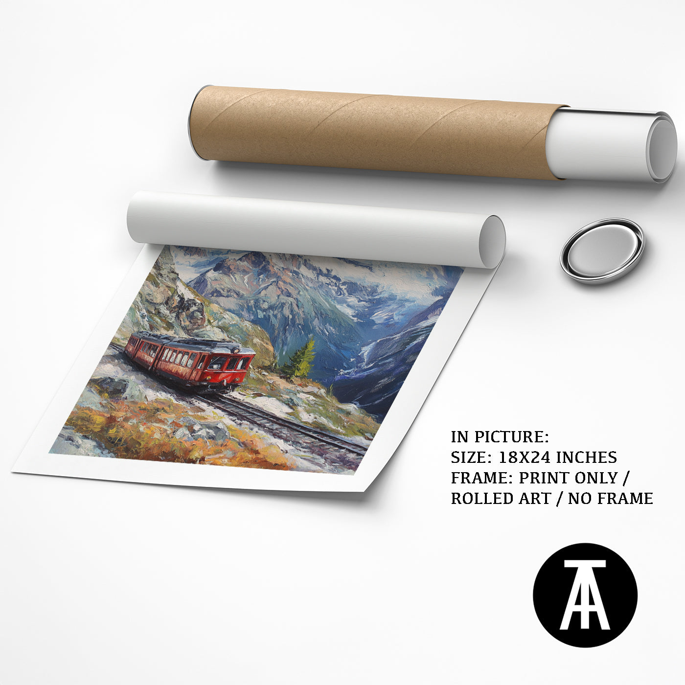 Artwork as Print Only or Rolled Art
