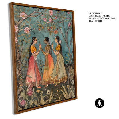 Artwork in Floating Frame