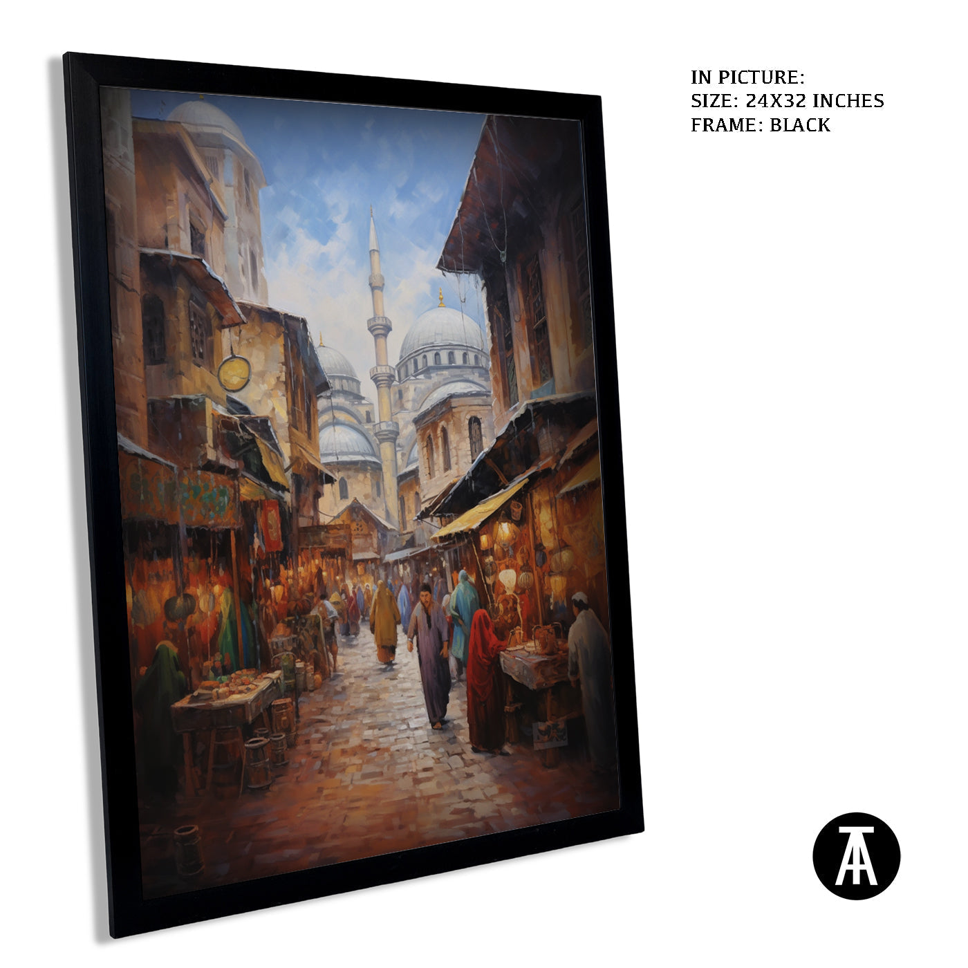 Artwork in Metal Earling Silver Frame