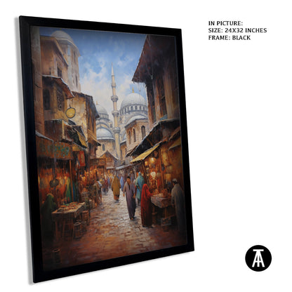Artwork in Metal Earling Silver Frame