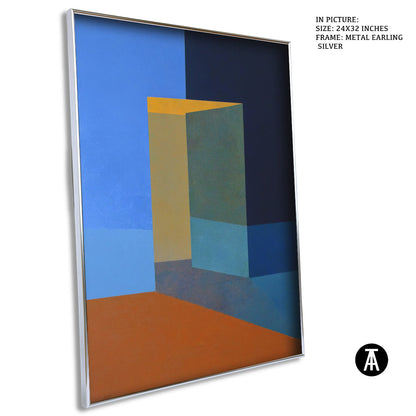 Artwork in Metal Earling Silver Frame